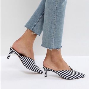 ASOS Striped Mules